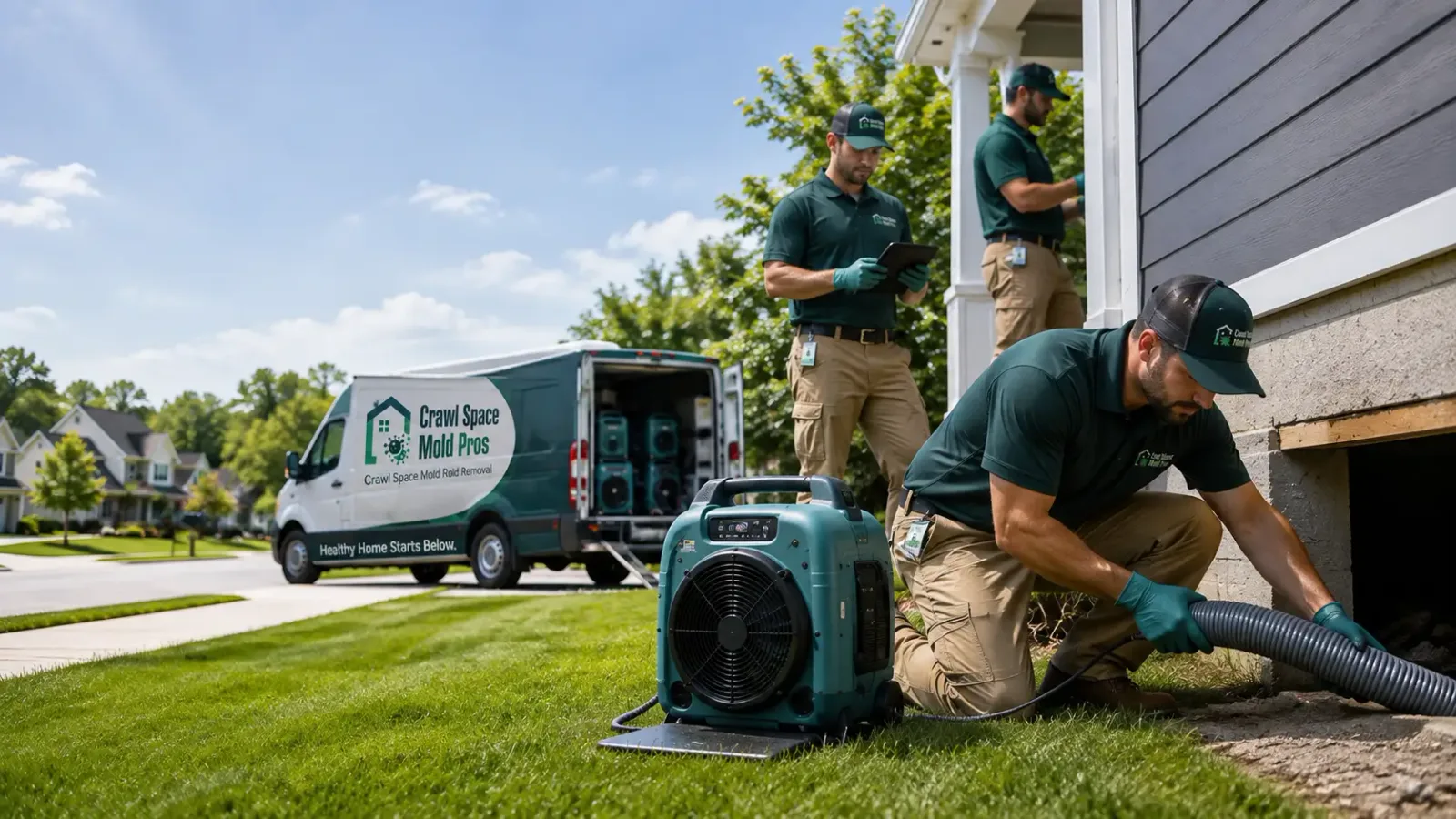 Crawl Space Mold Removal in Garden Valley, CA